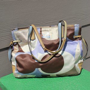 Coach scarf tote